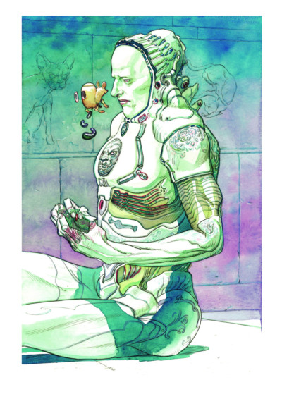 Jaouen Salaun illustre ses rêves étranges dans son Dreambook.