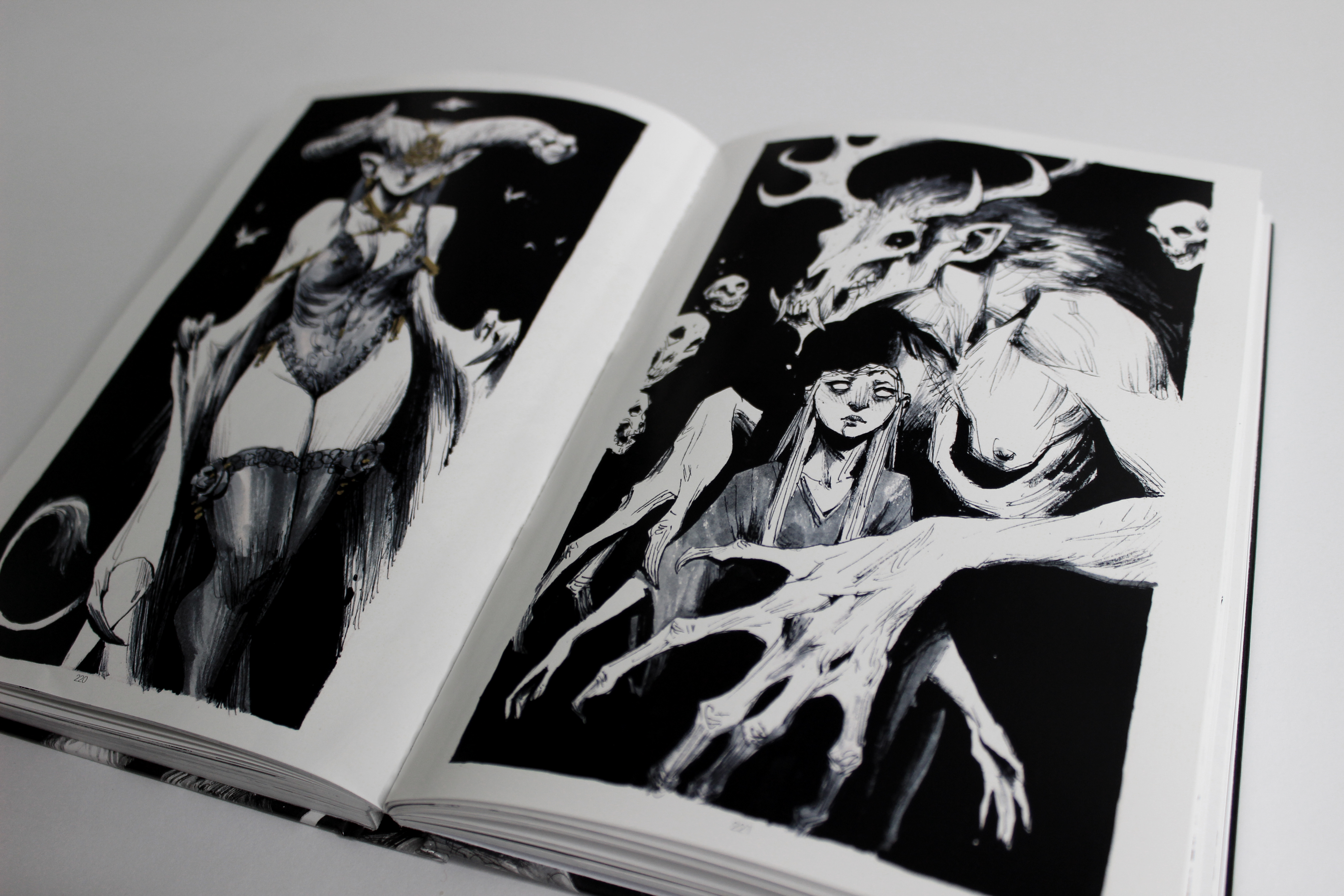 Extrait de l'artbook Aphos d'Andrew Mar.