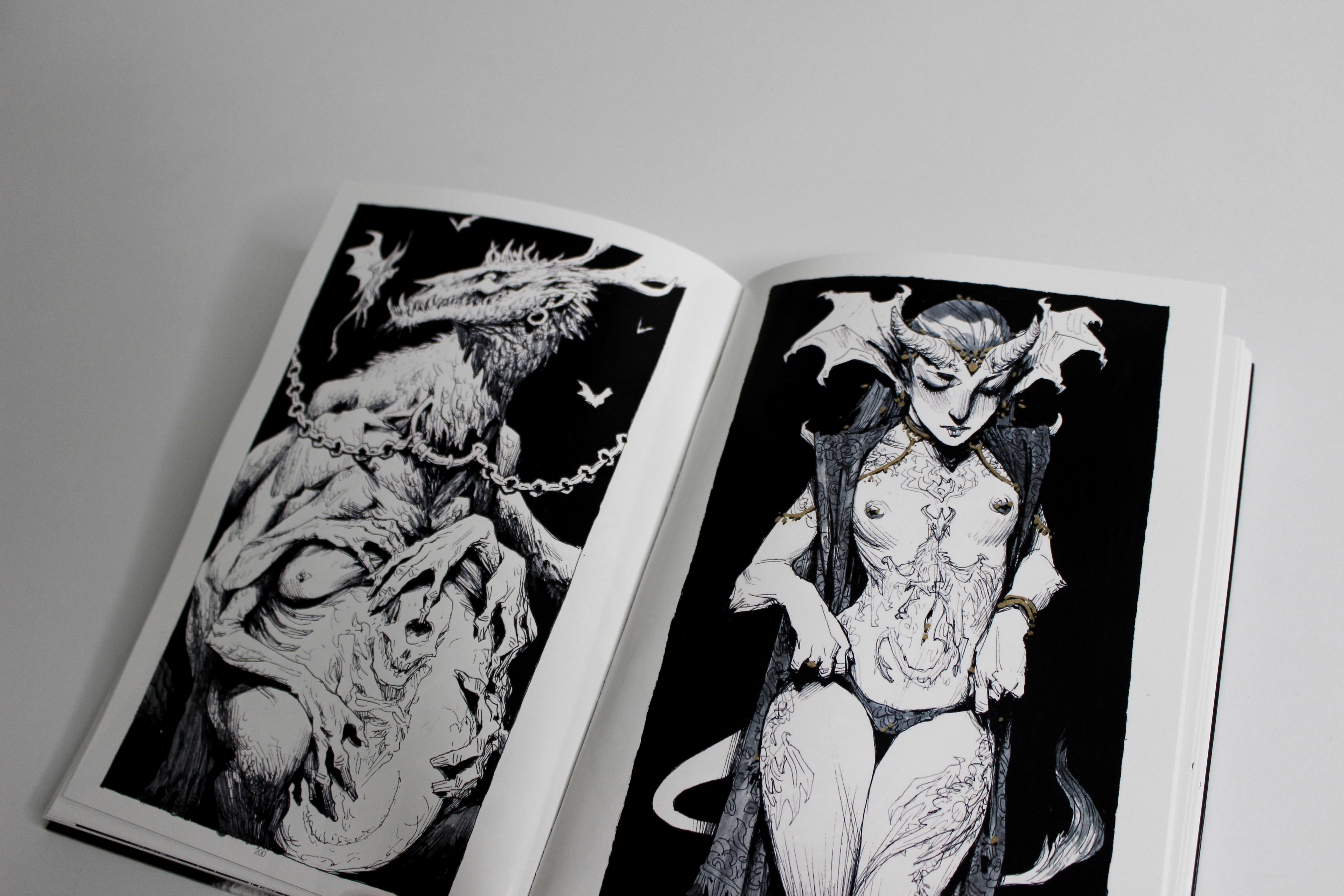 Extrait de l'artbook Aphos d'Andrew Mar.