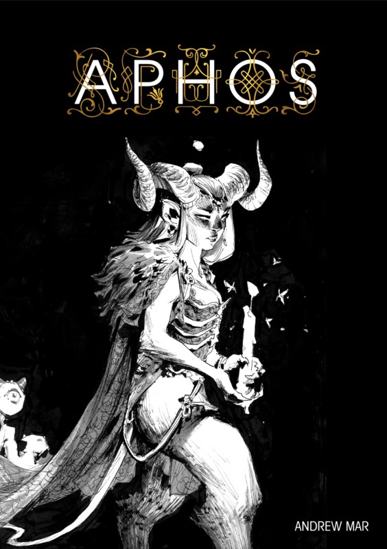 Couverture de l'artbook Aphos d'Andrew Mar.