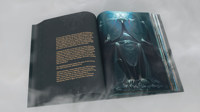 Obliskura _ Inside 2 Intérieur de l'artbook Obliskura d'Alex Konstad.