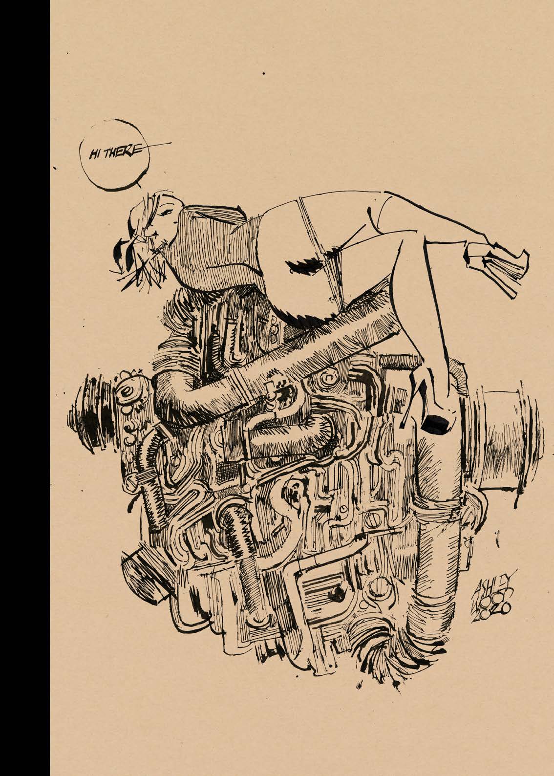 Artbook Ashley Wood - AWD XL BLACK. Couverture.