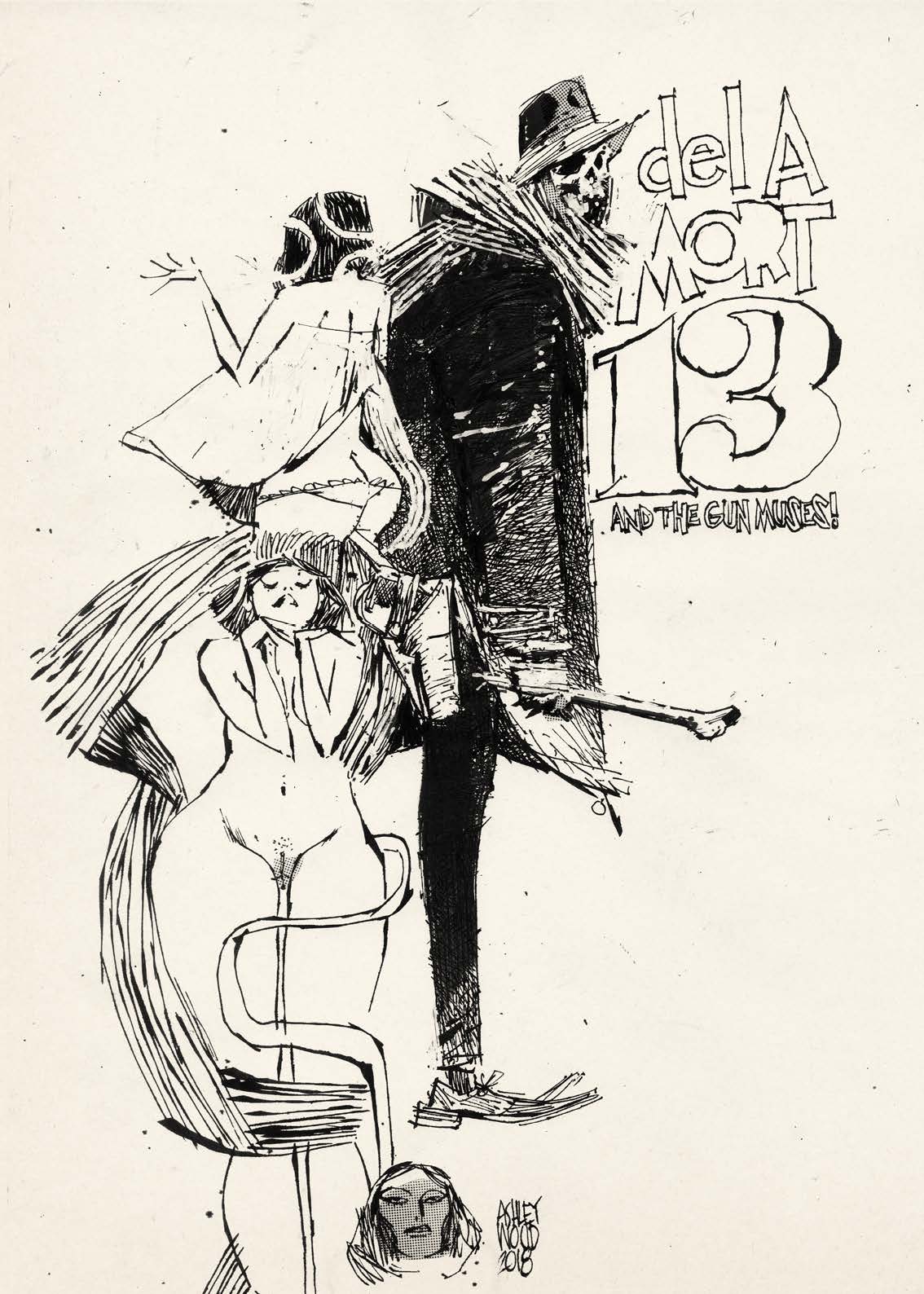 Image de l'artbook Ashley Wood - AWD XL BLACK. Muses de la mort.