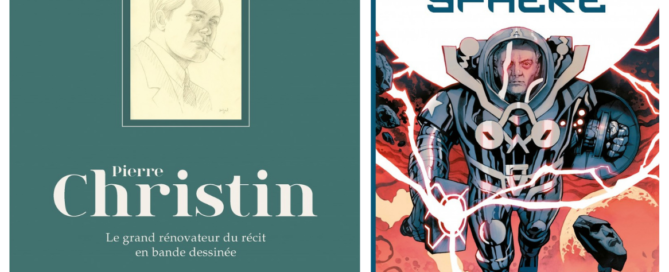 Couvertures des livres Kirby Sphere et Pierre Christin.