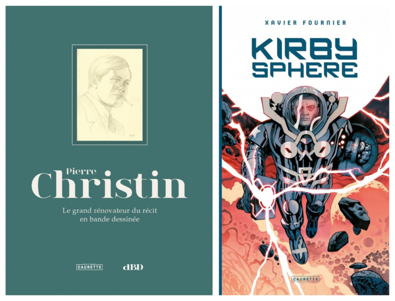 Couvertures des livres Kirby Sphere et Pierre Christin.