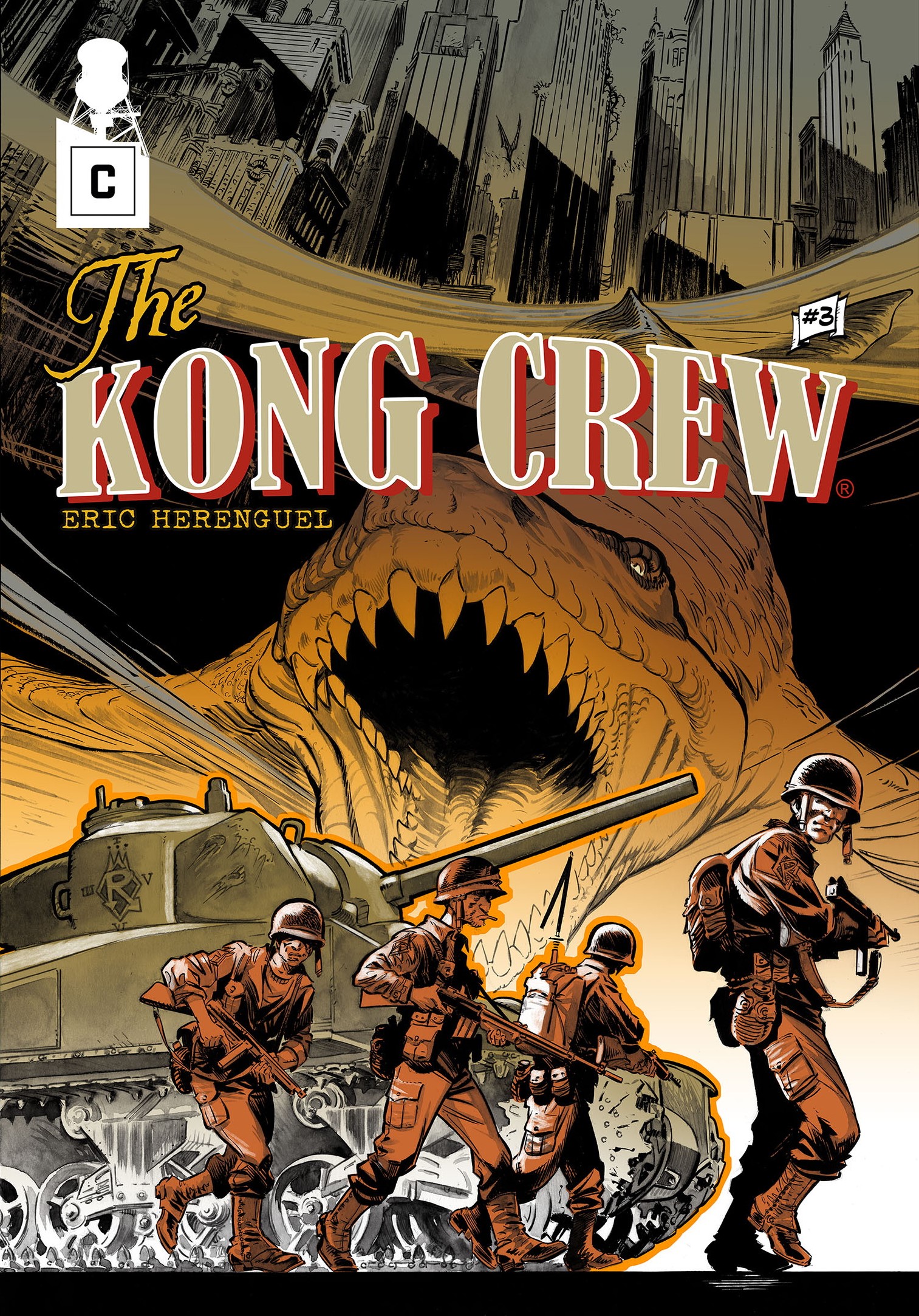 Couverture de Kong Crew 3 d'Eric Herenguel.