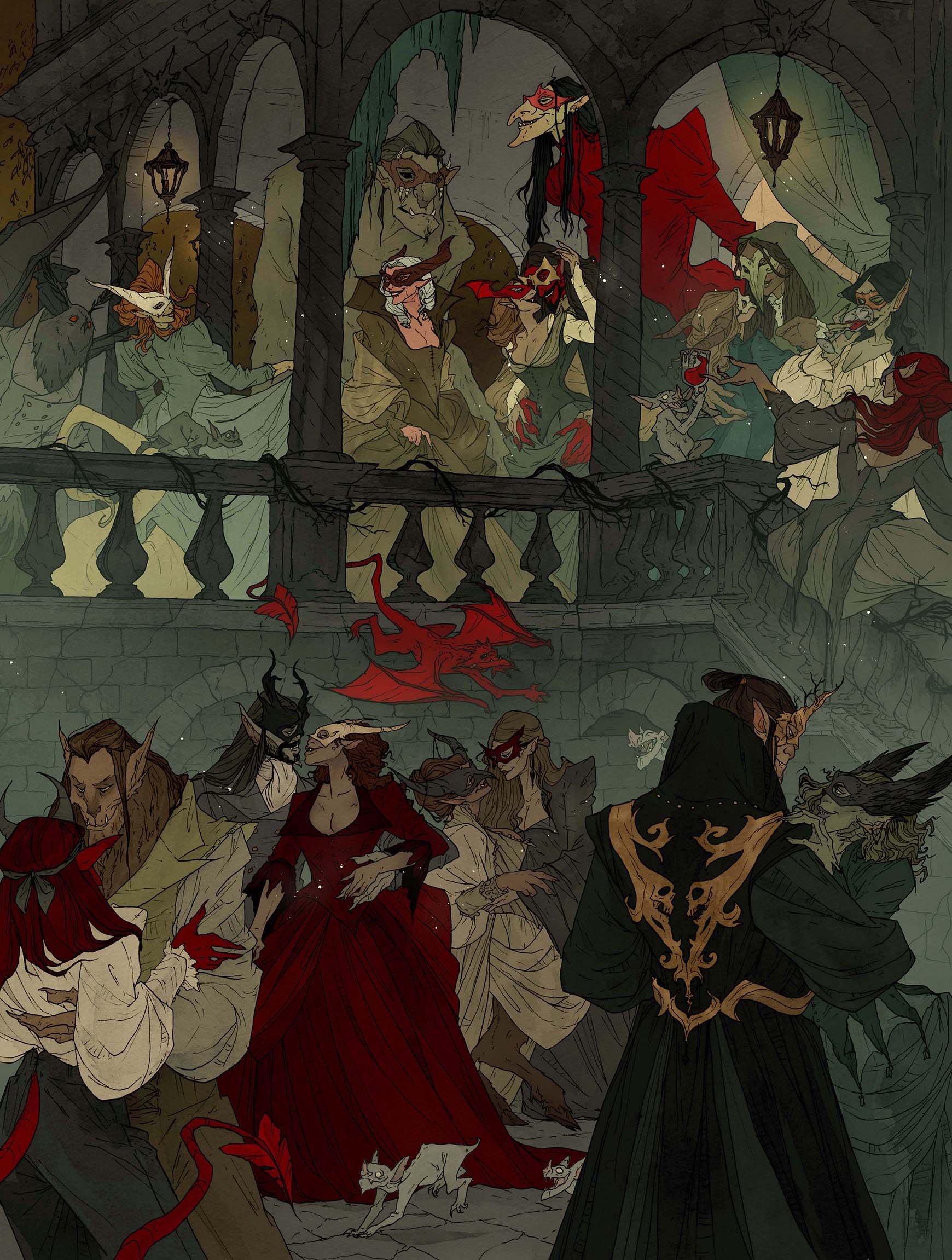 Le bal des monstres.