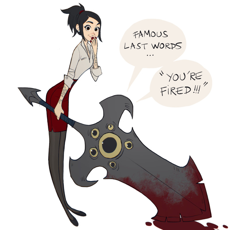 Gürlz : une femme, un licenciement, et une très grosse arme.