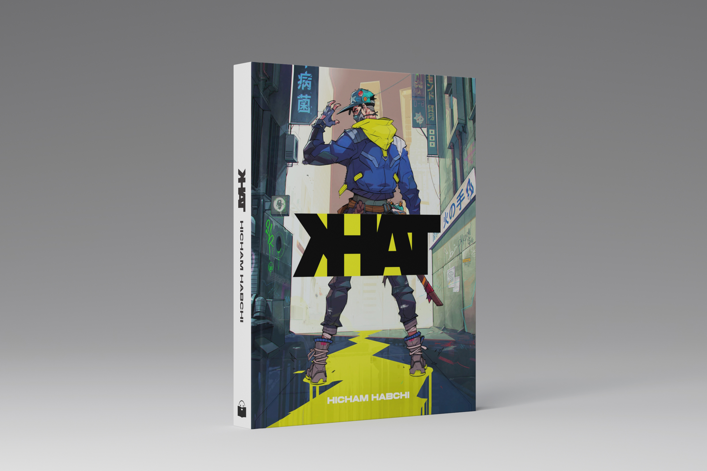 Image du livre Khat de Hicham Habchi, un artiste marocain passionné de bandes dessinées et de jeux vidéos