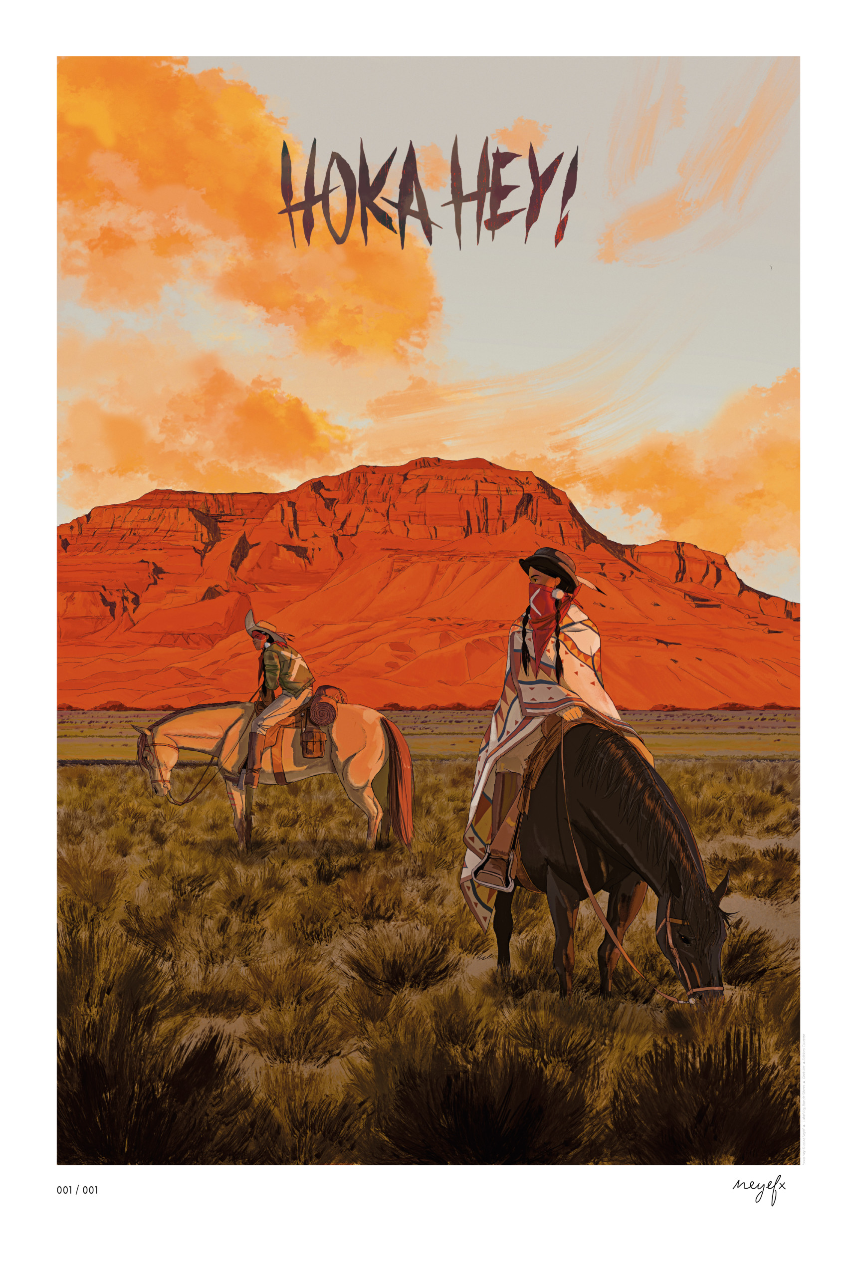 Tirage d'art 'Hoka Hey' - Neyef