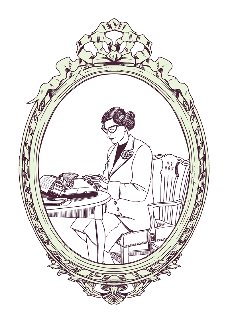 Portrait d’Agatha Christie Portrait d'Agatha Christie