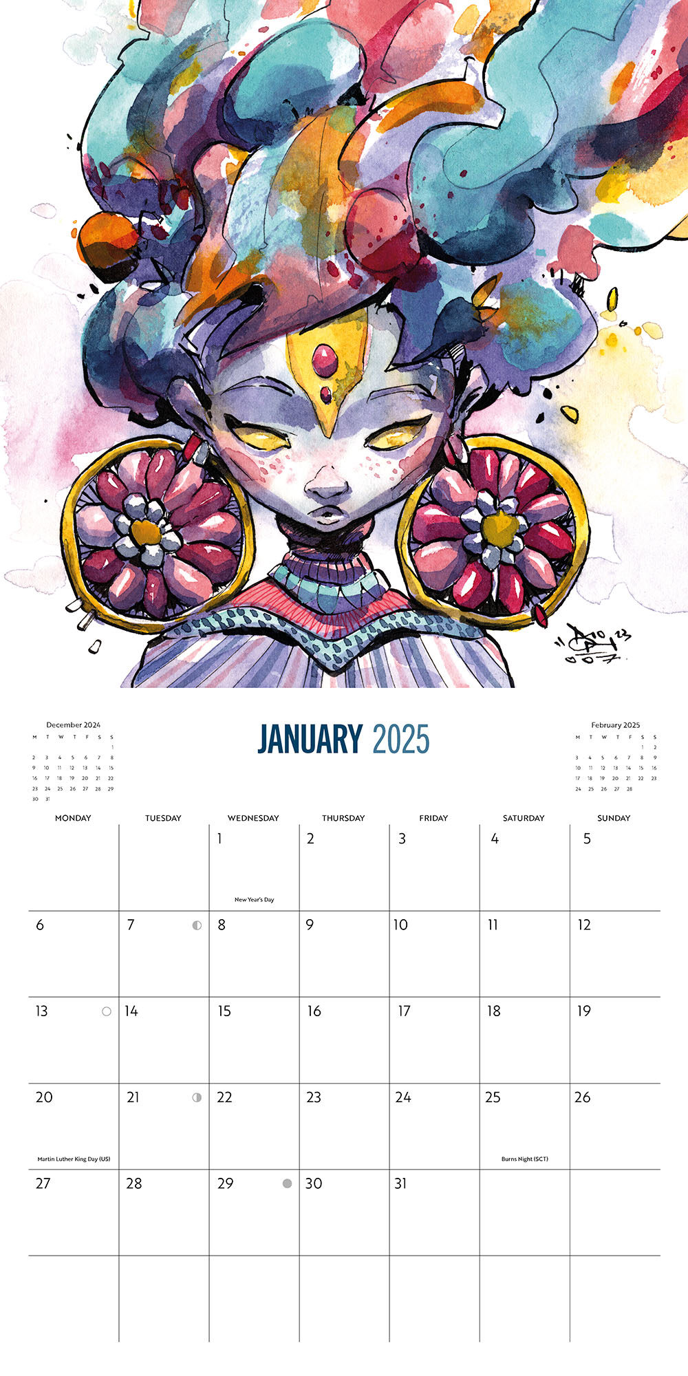 Calendrier 2025 Moon