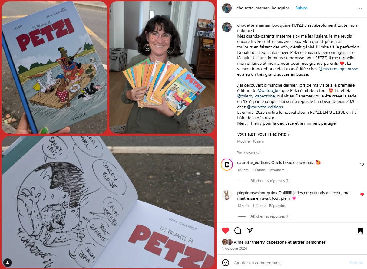 Chouette maman bouquine avis Petzi