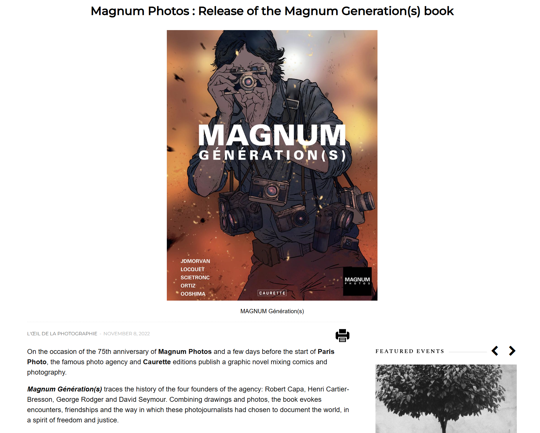 Magnum Génération(s)