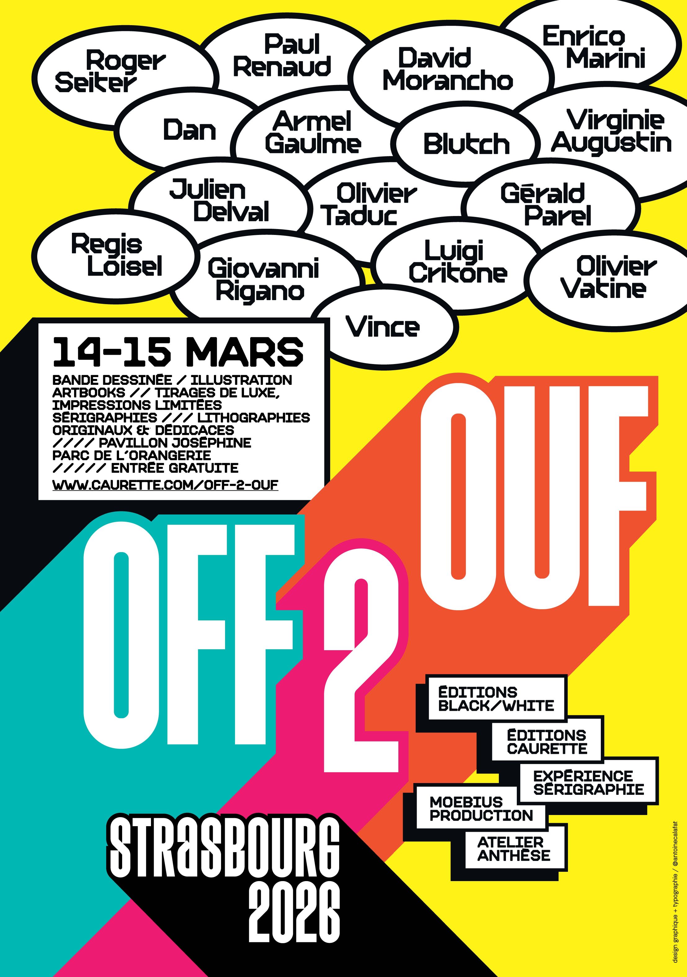 Affiche du salon 'OFF 2 OUF' 2026